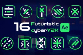 Futuristic animated cyberY2K Designs 46438174