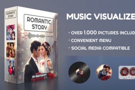 Romantic Love Story Music Visualizer 43518973