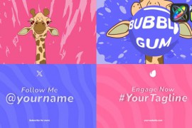 Bubble Gum Logo Reveal for FCPX 52660342