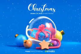 Merry Christmas Logo Intro 49590313