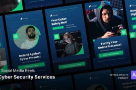 Social Media Reels - Cyber Security Services After Effects Template 47637854