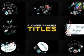 Flower Frames Titles for FCPX 50277521
