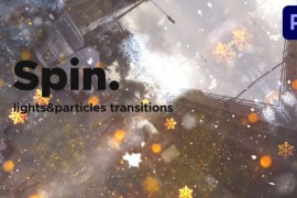 Lights & Particles Spin Transitions for Premiere Pro Vol. 01 47411223