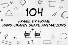 104 Frame By Frame Animated Shapes Pack 50034158