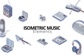 Isometric Music Elements 49626565