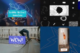 Scribble Abstract Animations for Premiere Pro 42947997