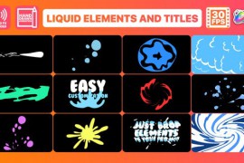 Liquid Elements And Titles | FCPX 33838937