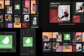 Sale Instagram Post And Stories Pack for DaVinci Resolve 45497942