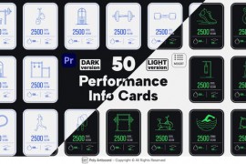 Fitness Performance Info Cards For Premiere Pro 50409249