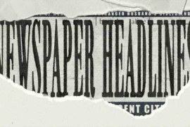 Free Download:Newspaper Headlines 58610882