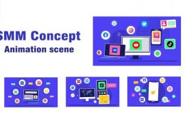 Social Media Marketing Animation Scene 43662547