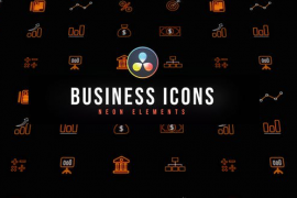 Business Neon Icons 47399950