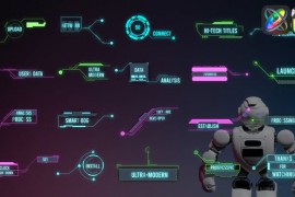 Hi-Tech HUD Titles for FCPX 52355408