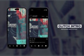 Vertical Glitch Intro Reels 50942263