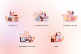 Weekend at Home - Body Positive Flat Concept 48849904