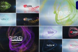 Abstract Particle Logo for Premiere Pro 47230656