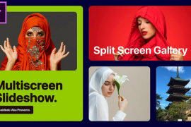 Multipurporse Multiscreen Opener Dynamic Slideshow MOGRT for Premier Pro 51246346