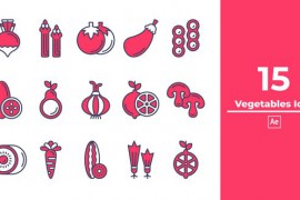 Vegetables Icon After Effect 48016614