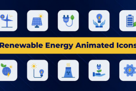 Renewable Energy Animated Icons 50588525