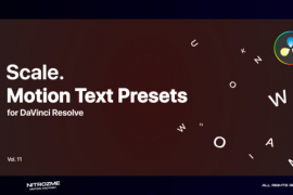 Scale Motion Text Presets Vol. 11 for DaVinci Resolve 47355673