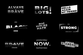 Big Titles | FCPX 46788969