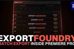 Free Download:Aescripts – ExportFoundry v1.0.2