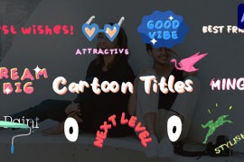 Cartoon Liquid Sticker Titles for After Effects 44934674