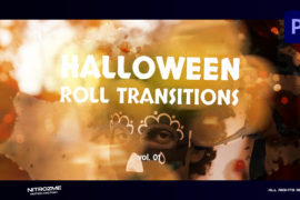 Halloween Roll Transitions Vol. 01 for Premiere Pro 48475212