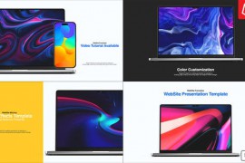 Website Presentation | 4K Laptop Mockup 43943773