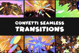 Confetti Seamless Transitions | After Effects 48974998
