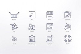Shipping - Outline Icons 46804247