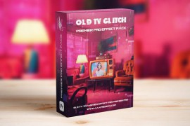 VHS Old TV Glitch Effect Transitions for Premiere Pro 48950488