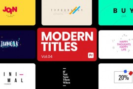 Modern Titles 04 for Premiere Pro 45086934