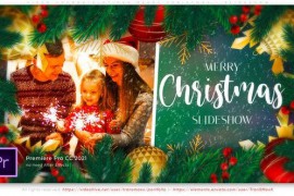 Video Congratulations Merry Christmas - Slideshow 49217320