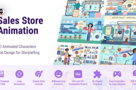 Sale Store - Flat Character 48321818