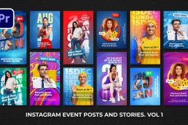 Instagram Event Posts and Stories. Vol 1 | Premiere Pro 41552621