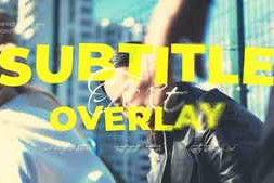 Free Download:Subtitle Text Overlay 63097047