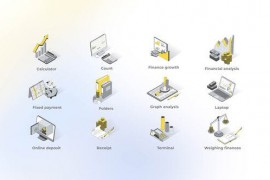 Financial Literacy - Isometric Icons 49871091