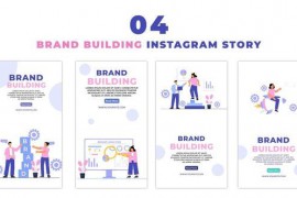 Brand Building Animated Flat Vector Instagram Story 47464551