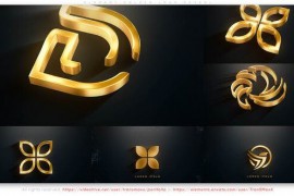 Elegant Golden Logo Reveal 51109232