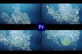 Underwater Ocean Sea Summer Intro | Water Splash Travel Logo Text 4 46625043