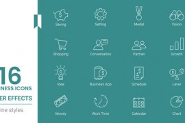 Business Icon Set Line pack 44282630