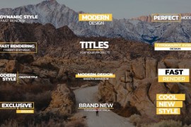 Modern Titles | FCPX & Apple Motion 44663120