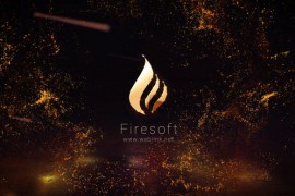 Gold Particles Logo 45348818