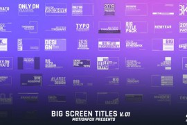 Typography Title Animation v1 23154799