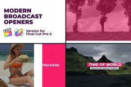 Modern Broadcast Openers for FCPX 46350381