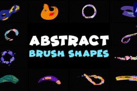 Brush Abstract Colorful Shapes | After Effects 50203337