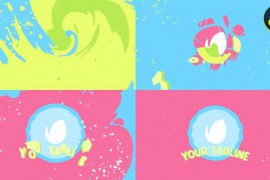 Colorful Cartoon Liquid Logo for DaVinci Resolve 49635754