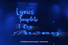 Lyrics Template Fly Away 51210026