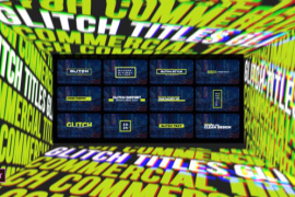 Glitch Commercial Titles | Premiere Pro 50931096